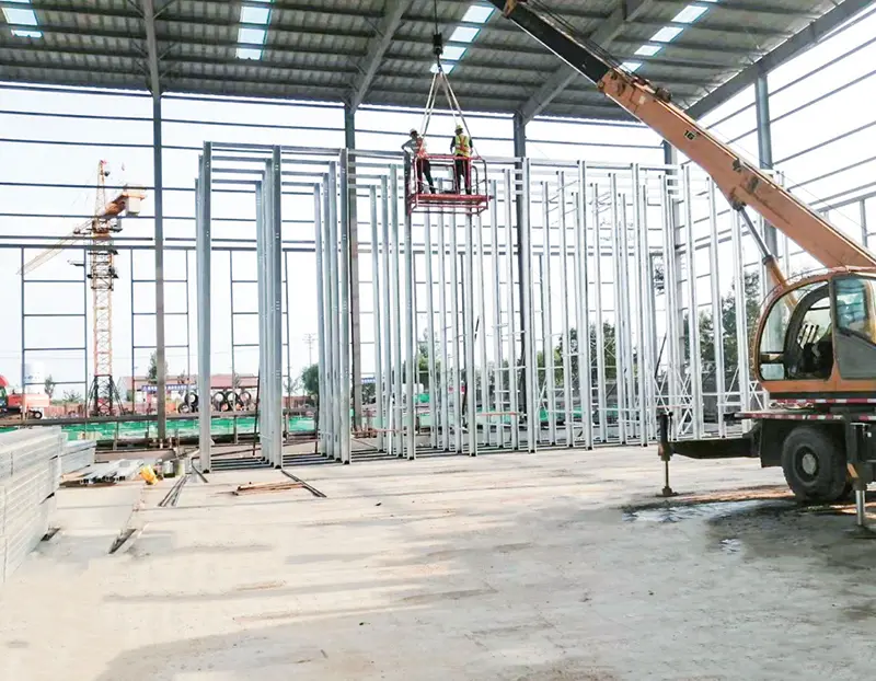 Jeklena konstrukcija opečna soba za vzdrževanje Jeklena konstrukcija opečna soba za vzdrževanje